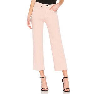 Rag & Bone Women's 26 Ankle Justine Wide Leg in Blush High Waisted Spring